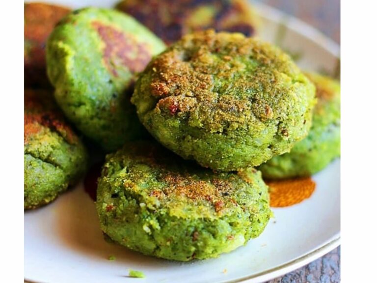 spinach chickpea tikki for weightloss and diabetes